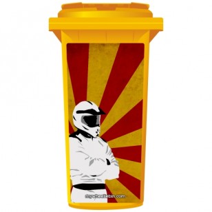 Stig Gone Gung Ho Wheelie Bin Sticker Panel